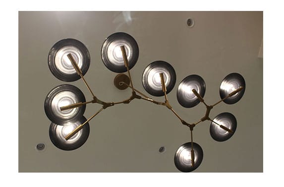 Upscale contemporary lighting ceiling mount