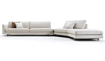 Luxury sectional sofa Aster by Italian designer Ceppi. Exclusive at Ark Interiors Vancouver, BC.